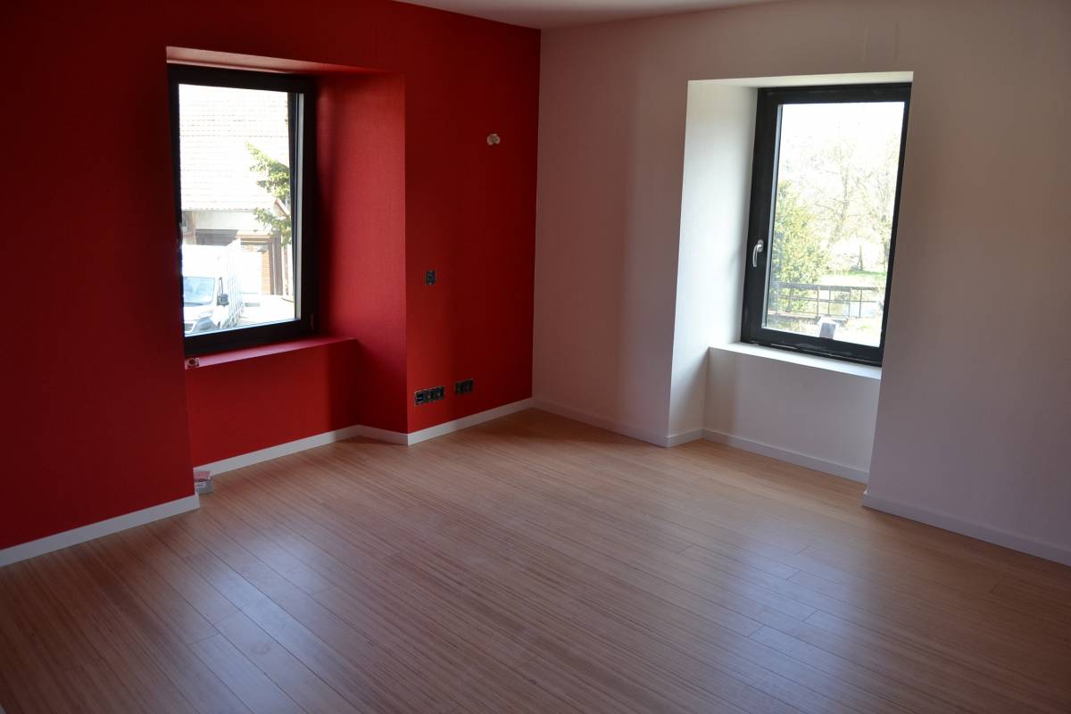 Parquet Hêtre multiligne- SENTHEIM 68 Saint-Louis 1