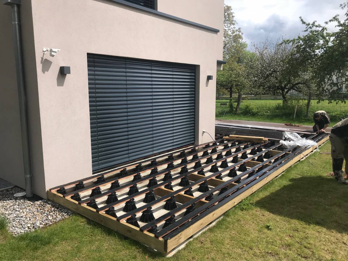 TERRASSE TORRO TIMBER GAMME GLACIER BRUN TERRA- CHANTIER TAGOLSHEIM (68) Pfastatt 2
