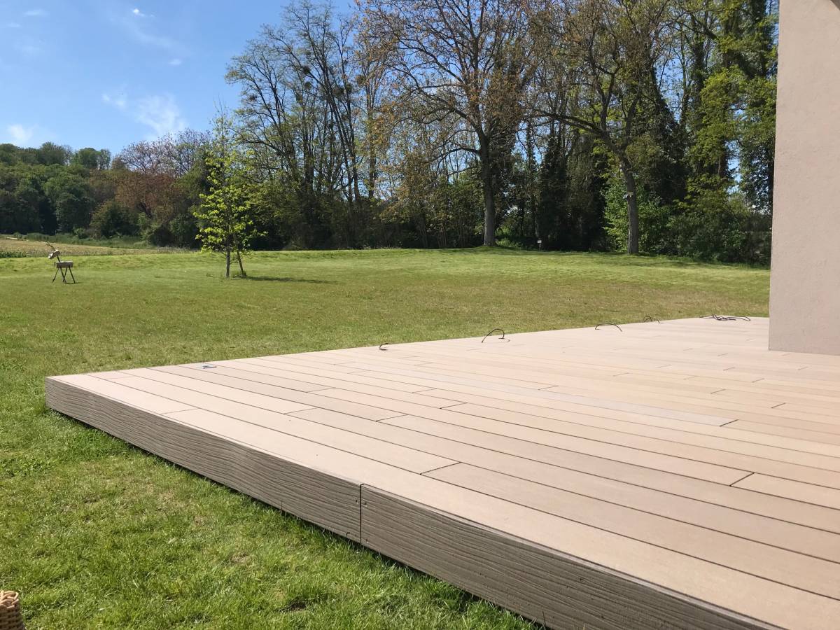 TERRASSE TORRO TIMBER GAMME GLACIER BRUN TERRA- CHANTIER TAGOLSHEIM (68) Saint-Louis 6