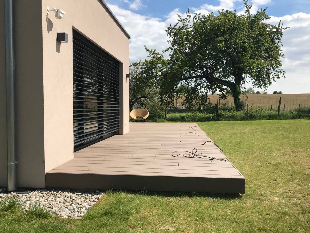 TERRASSE TORRO TIMBER GAMME GLACIER BRUN TERRA- CHANTIER TAGOLSHEIM (68) Thann 7