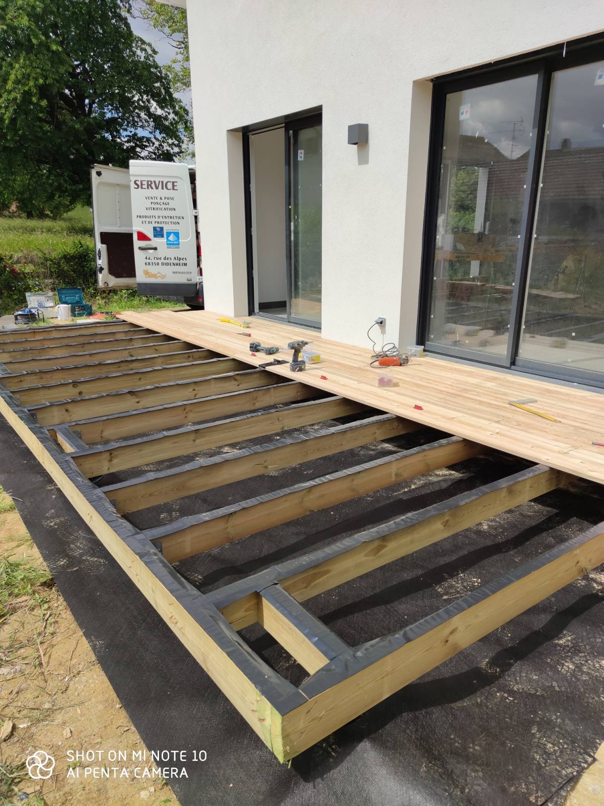 TERRASSE EN MELEZE DE SIBERIE- HAGENTHAL-LE-BAS Cernay 3